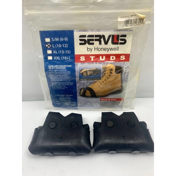 Servus By Honeywell‎ Sure Grip Studs: [1 PAIR] L (10-12) - Picture 4 of 9